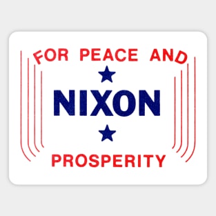 1972 Nixon for Peace and Prosperity Magnet